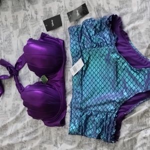 Disney Little Mermaid Ariel swimsuit plus